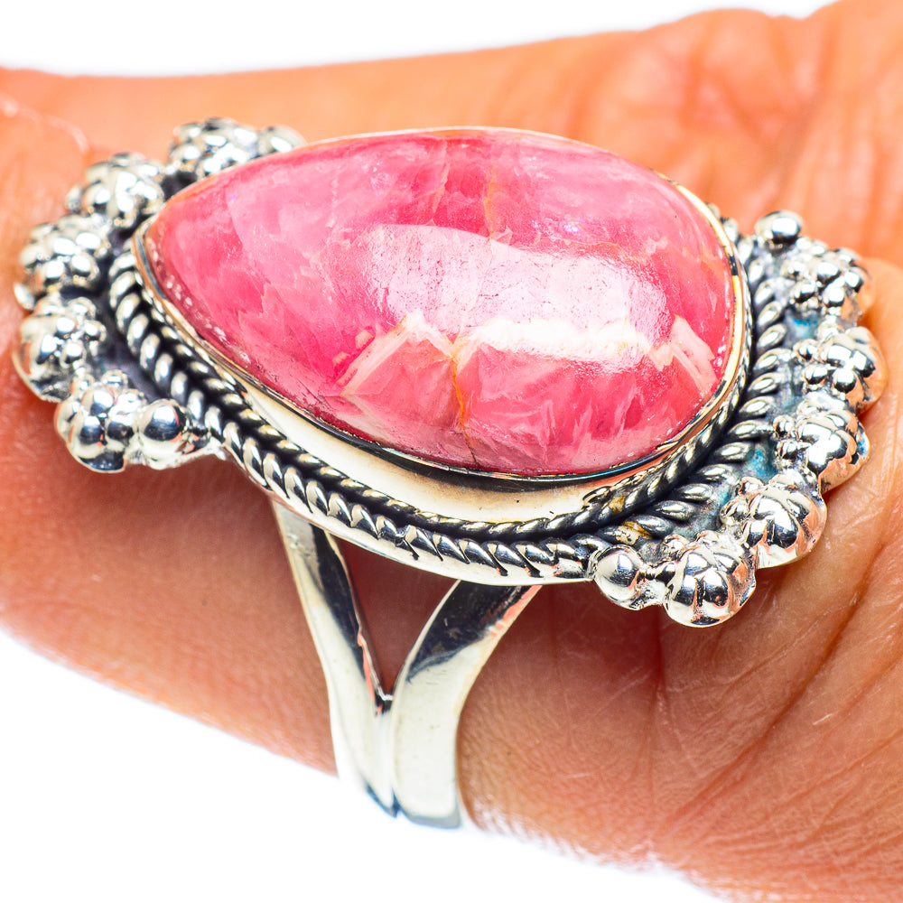 Rhodochrosite Rings handcrafted by Anasilvercos - RING58828