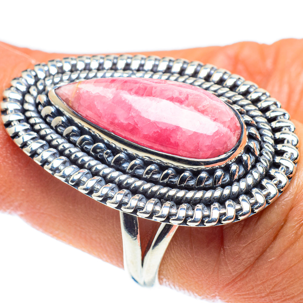 Rhodochrosite Rings handcrafted by Anasilvercos - RING58829