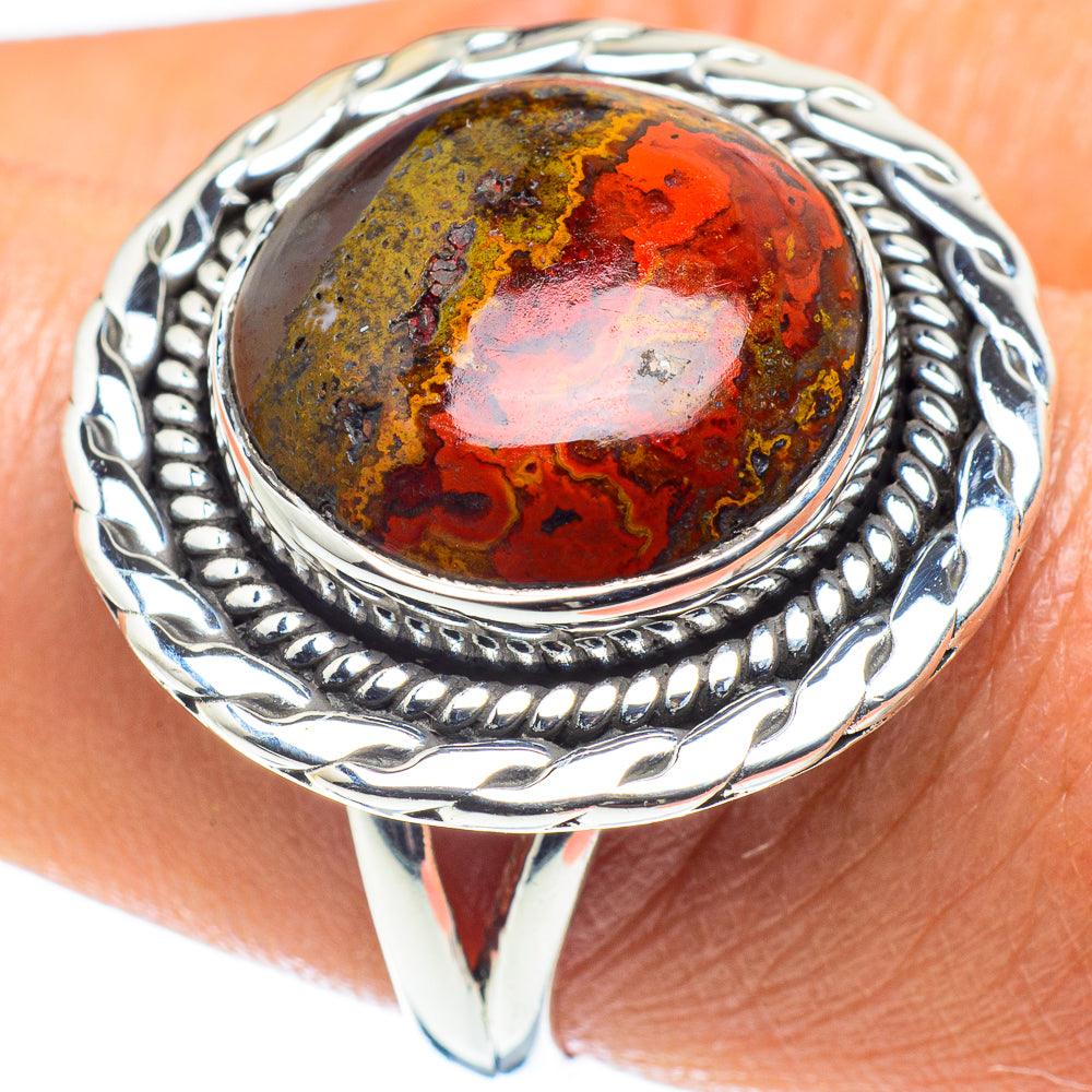 Moroccan Agate Rings handcrafted by Anasilvercos - RING58833