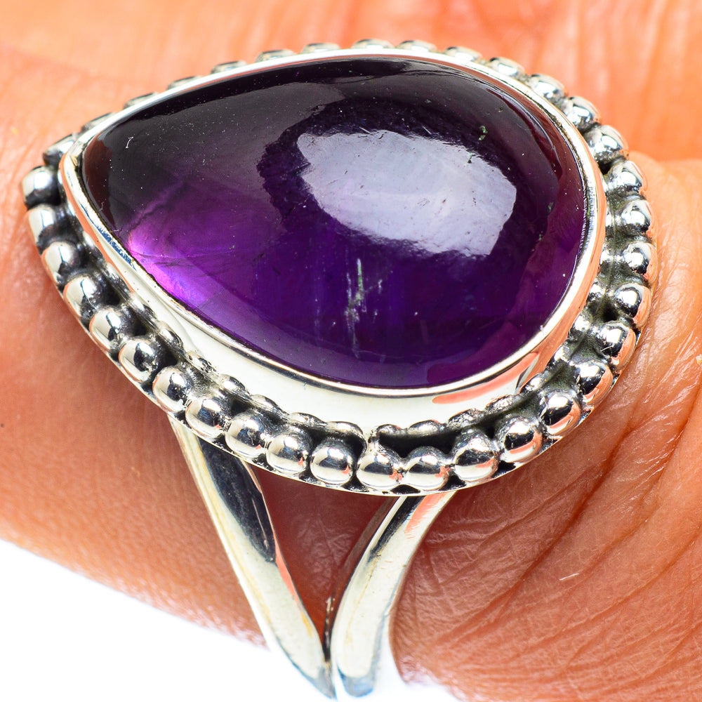 Amethyst Rings handcrafted by Anasilvercos - RING58841