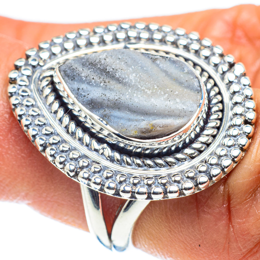 Desert Druzy Rings handcrafted by Anasilvercos - RING58856
