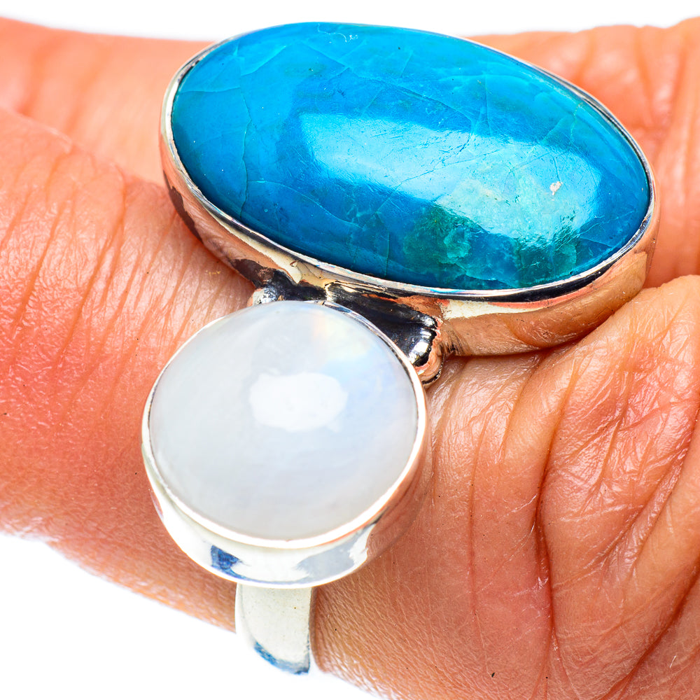 Chrysocolla Rings handcrafted by Anasilvercos - RING58860