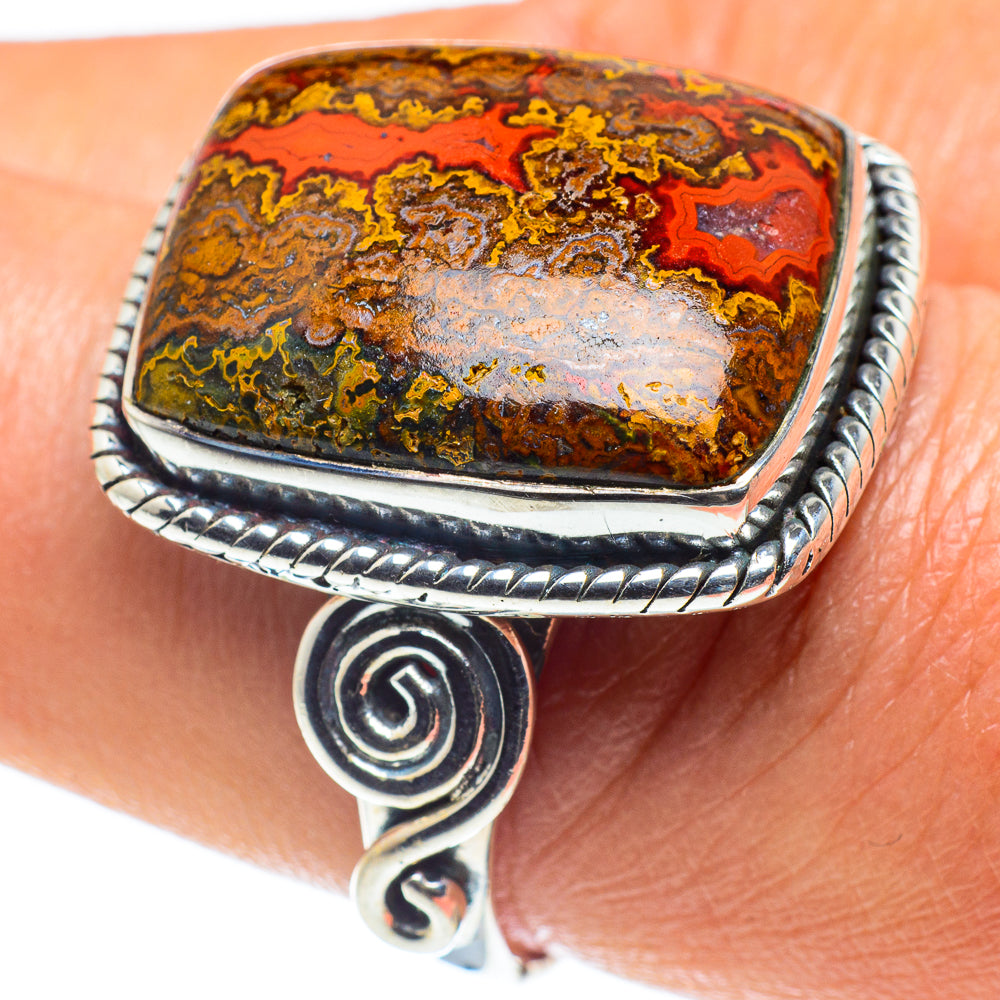 Moroccan Agate Rings handcrafted by Anasilvercos - RING58875