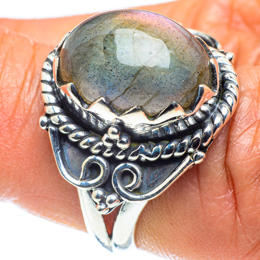 Labradorite Rings handcrafted by Anasilvercos - RING58882