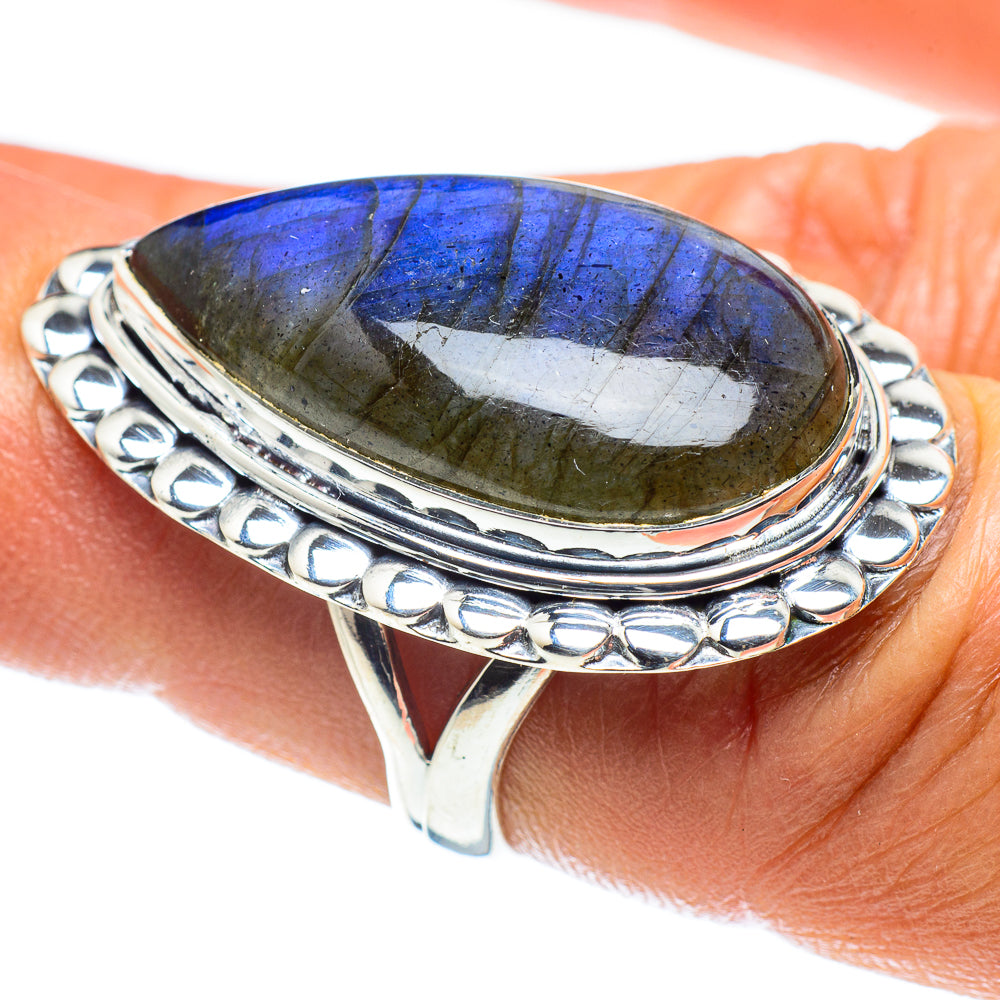 Labradorite Rings handcrafted by Anasilvercos - RING58902