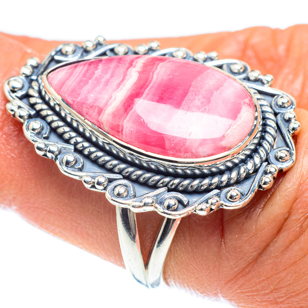 Rhodochrosite Rings handcrafted by Anasilvercos - RING58939