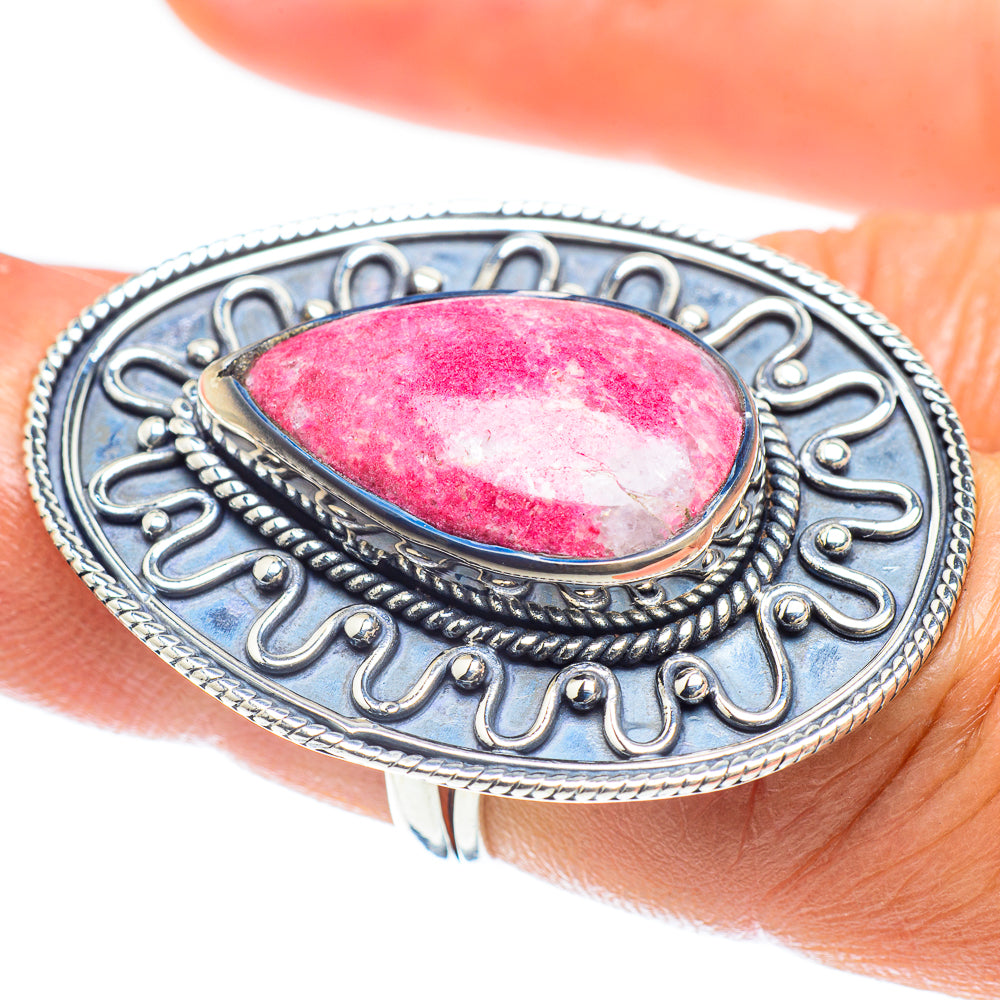 Thulite Rings handcrafted by Anasilvercos - RING59008