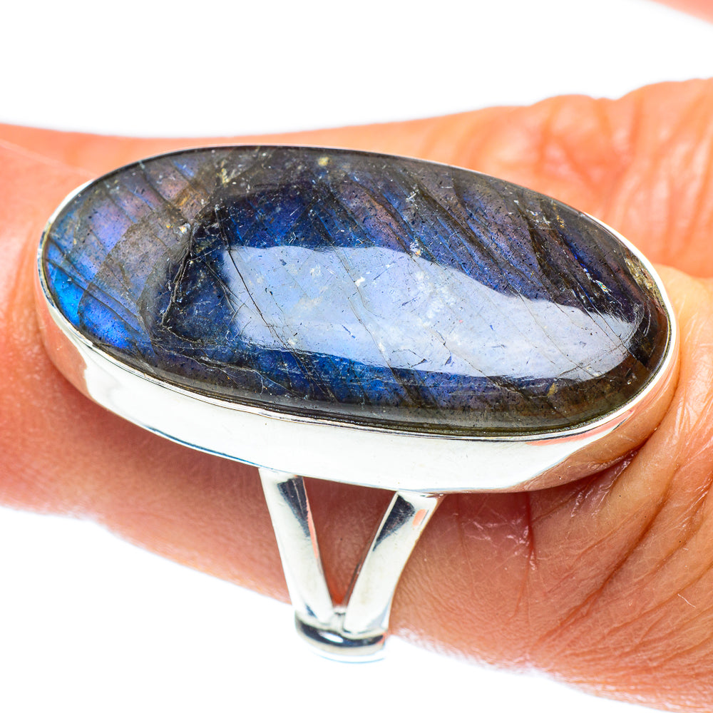 Labradorite Rings handcrafted by Anasilvercos - RING59021