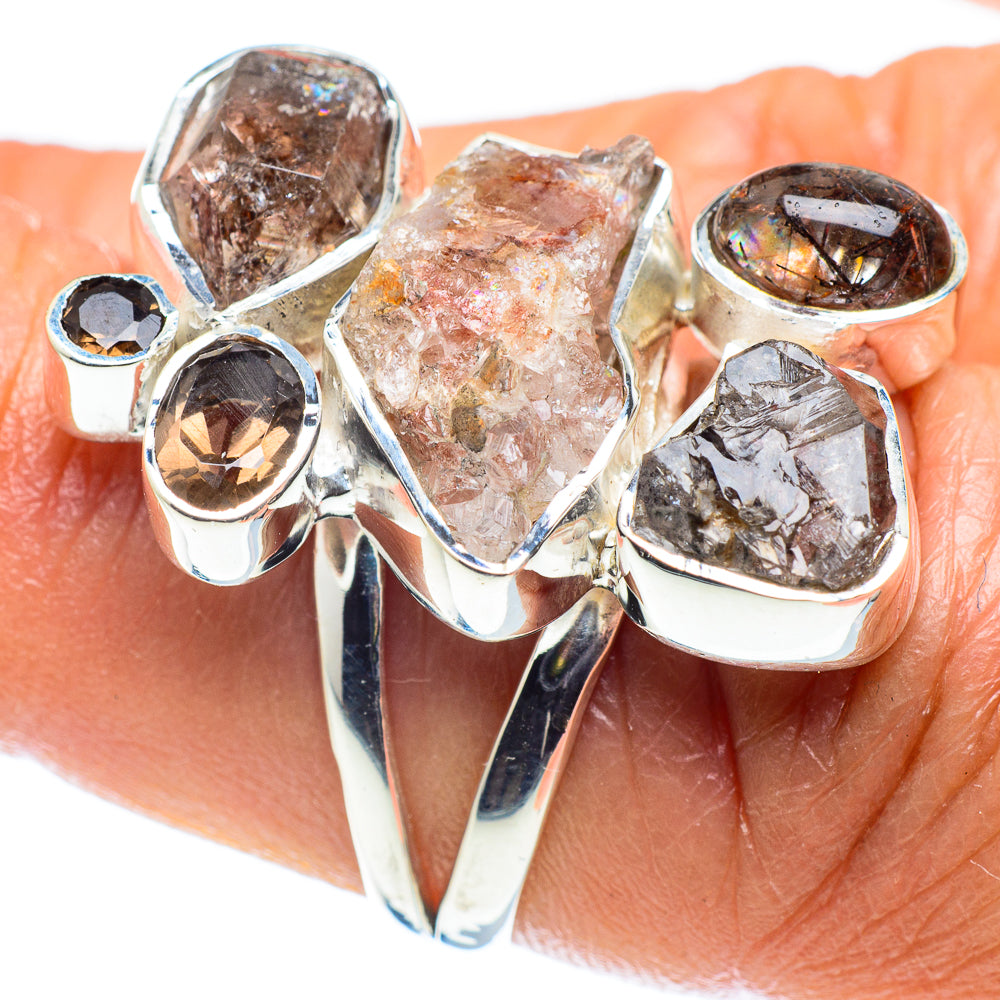 Herkimer Diamond Rings handcrafted by Anasilvercos - RING59025