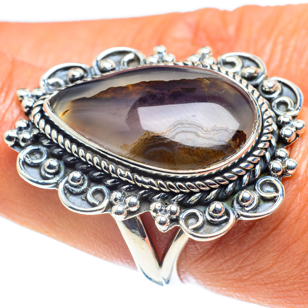 Montana Agate Rings handcrafted by Anasilvercos - RING59053