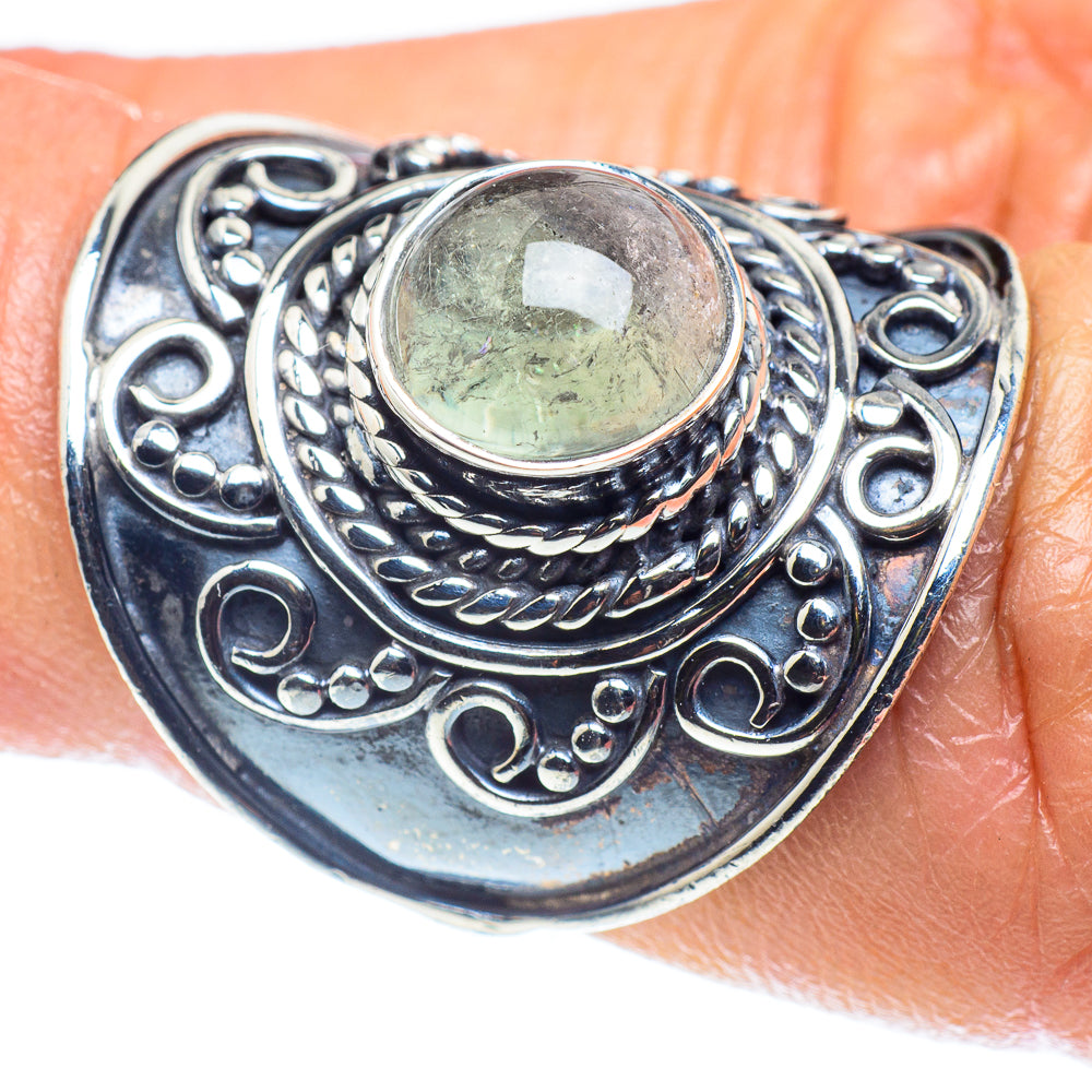 Prehnite Rings handcrafted by Anasilvercos - RING59059