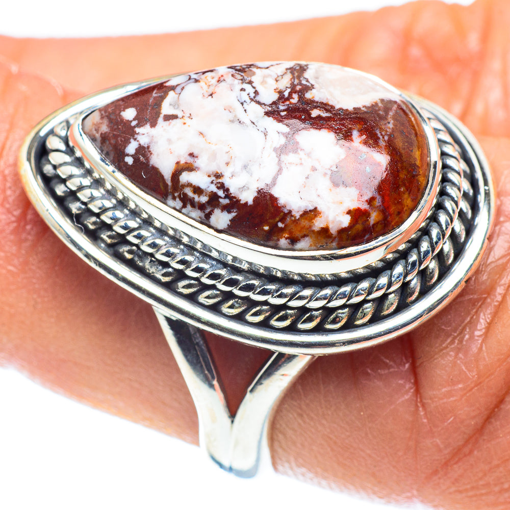 Wild Horse Jasper Rings handcrafted by Anasilvercos - RING59080