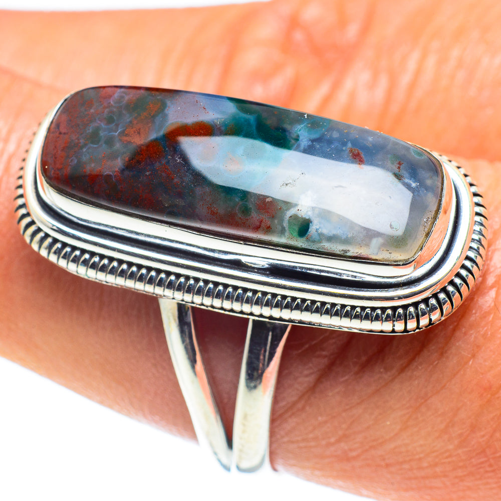 Bloodstone Rings handcrafted by Anasilvercos - RING59094