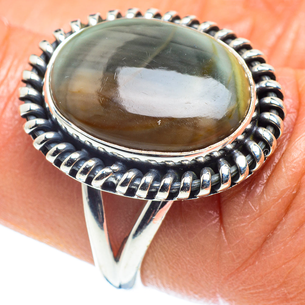 Willow Creek Jasper Rings handcrafted by Anasilvercos - RING59095