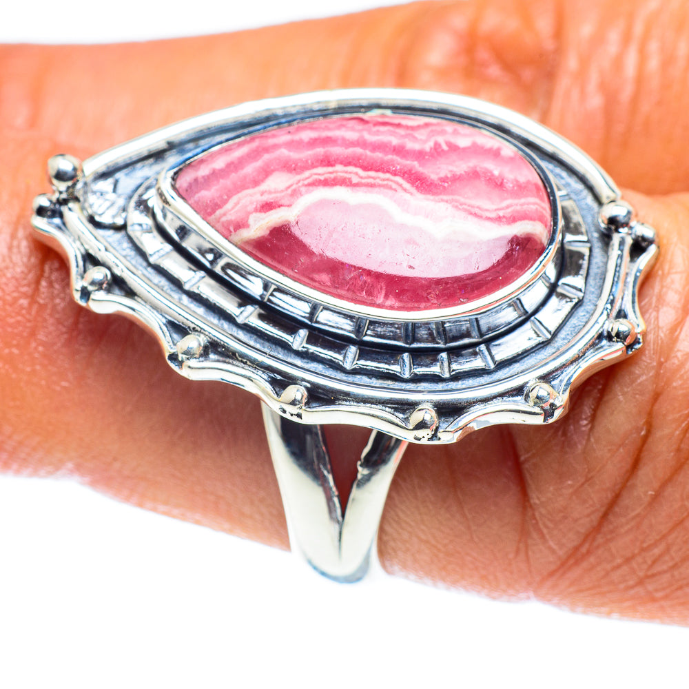 Rhodochrosite Rings handcrafted by Anasilvercos - RING59110