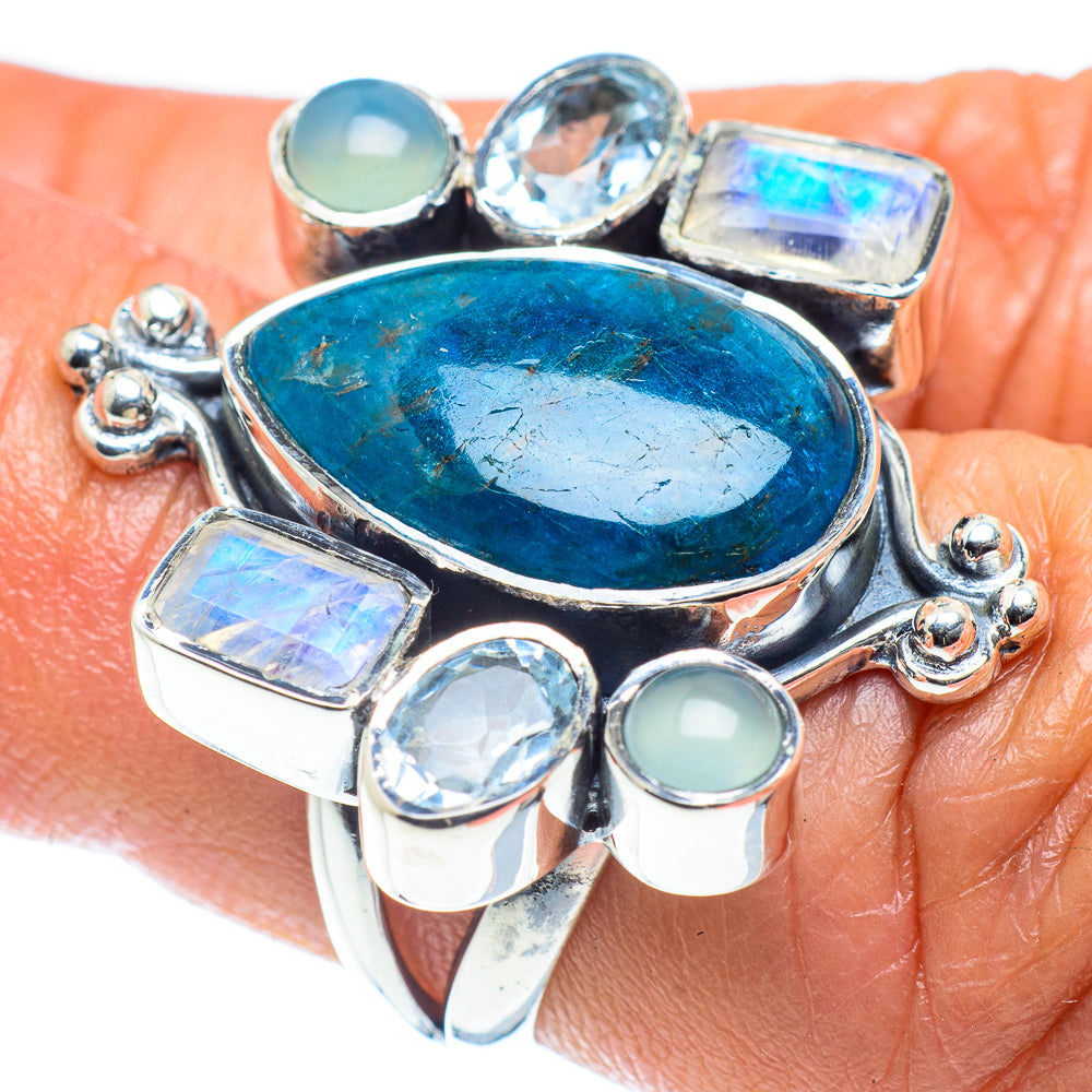 Apatite Rings handcrafted by Anasilvercos - RING59128