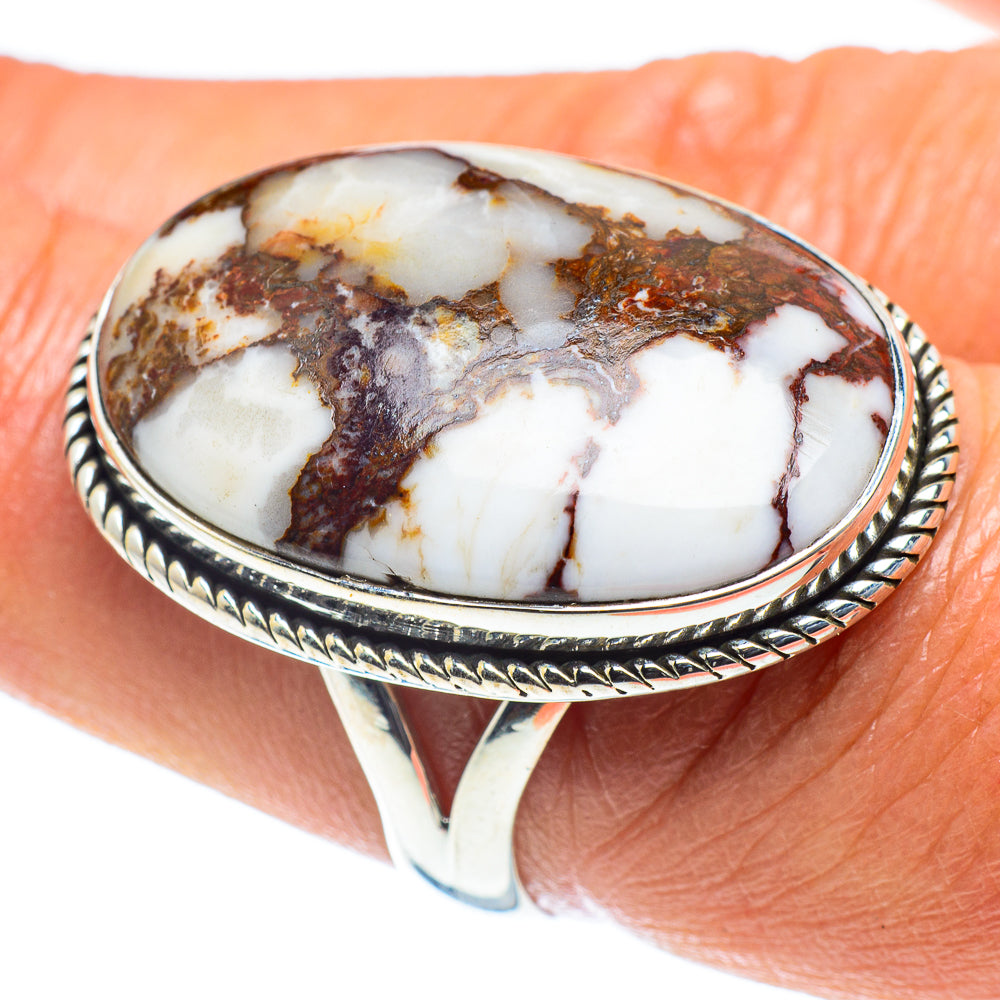 Wild Horse Jasper Rings handcrafted by Anasilvercos - RING59139