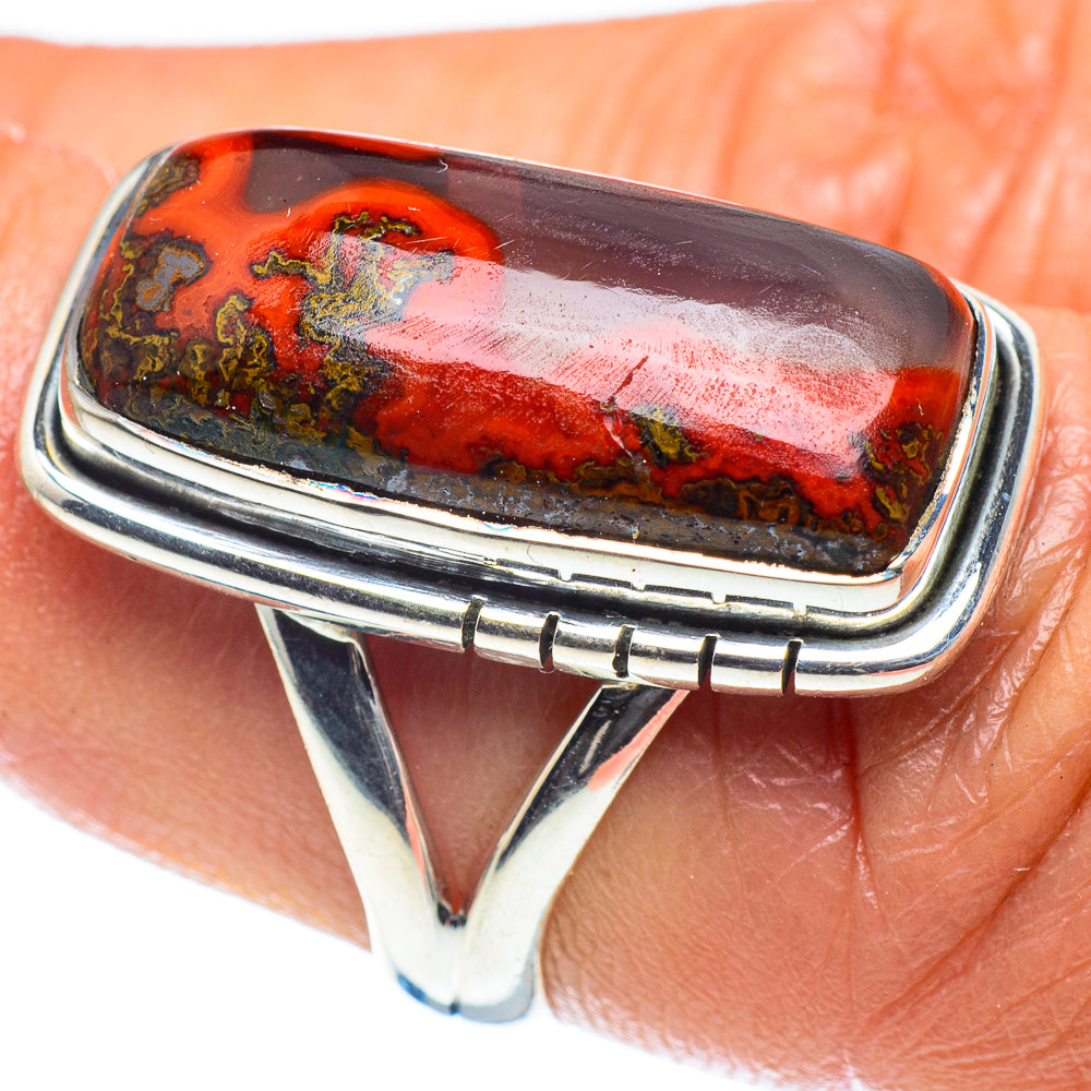 Moroccan Agate Rings handcrafted by Anasilvercos - RING59144
