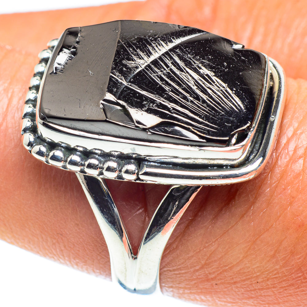 Shungite Rings handcrafted by Anasilvercos - RING59145