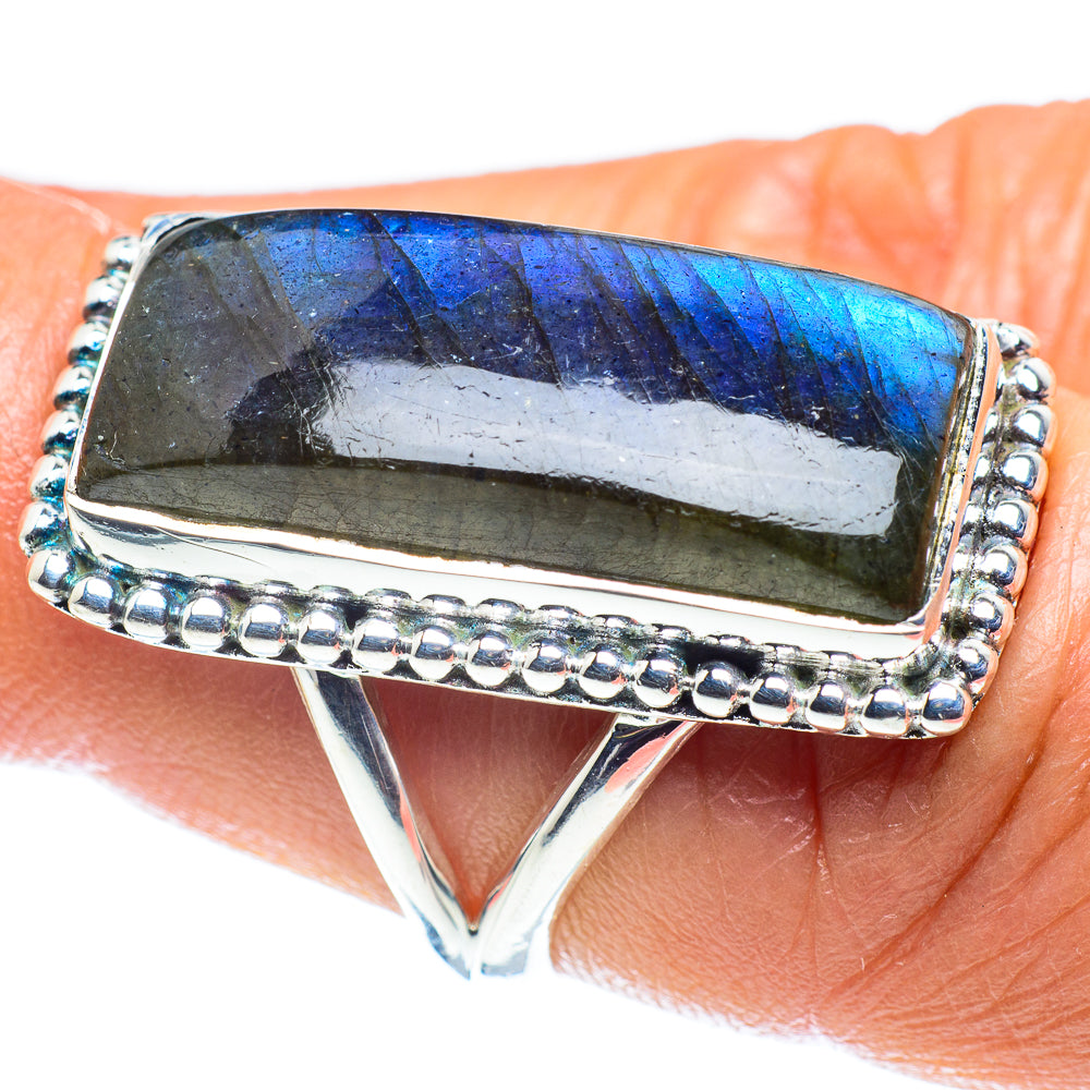 Labradorite Rings handcrafted by Anasilvercos - RING59178