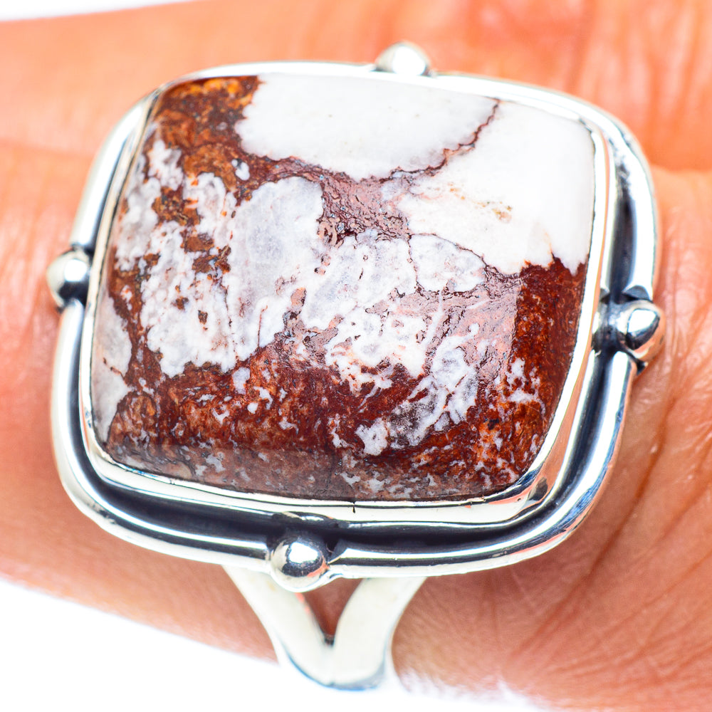Wild Horse Jasper Rings handcrafted by Anasilvercos - RING59188