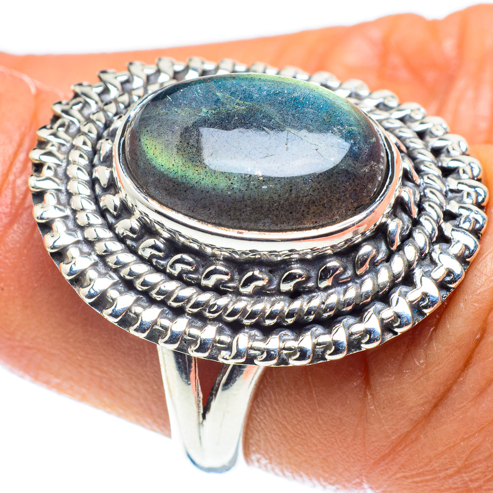 Labradorite Rings handcrafted by Anasilvercos - RING59201
