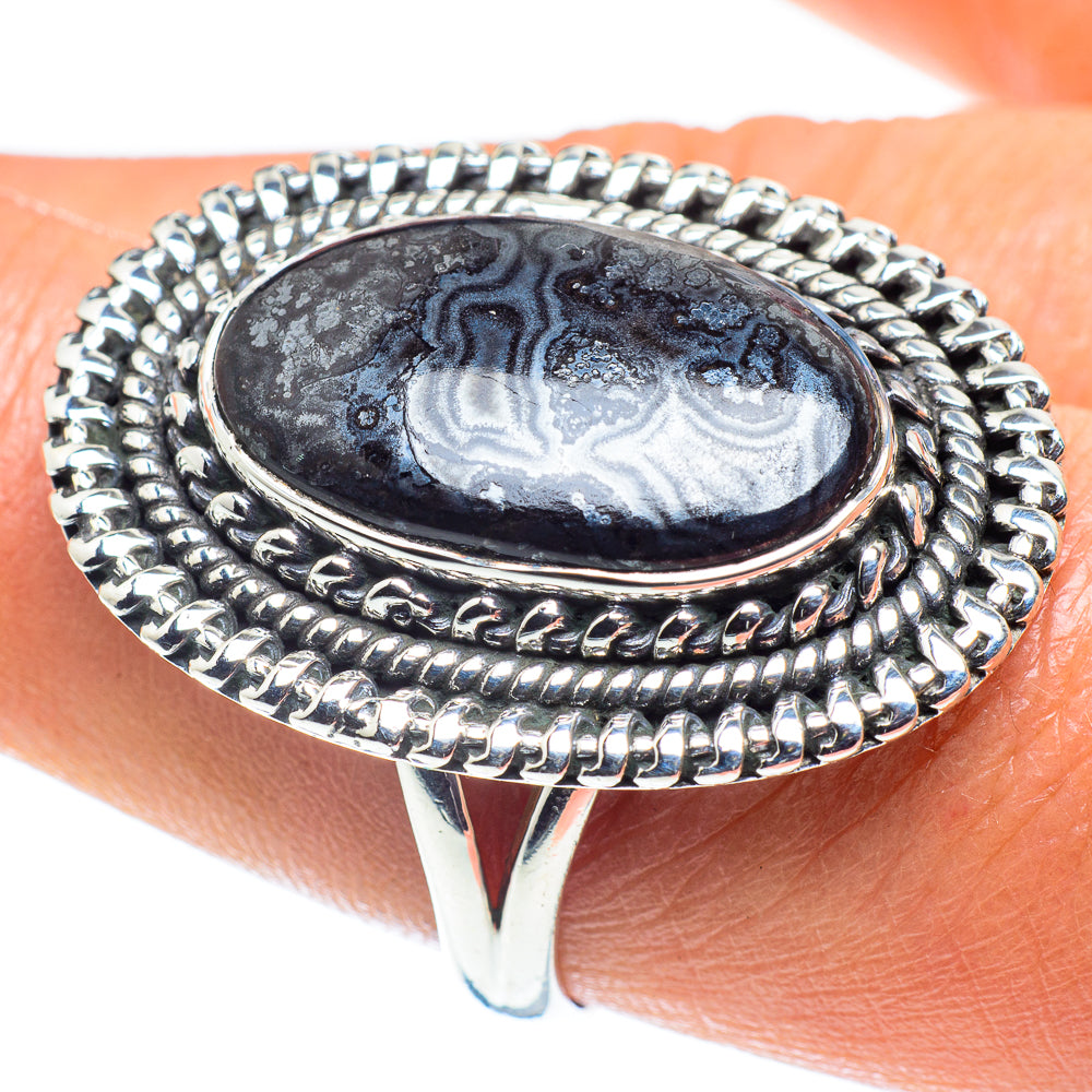 Psilomelane Rings handcrafted by Anasilvercos - RING59262
