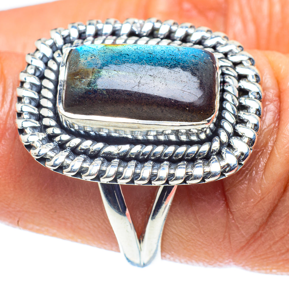 Labradorite Rings handcrafted by Anasilvercos - RING59269