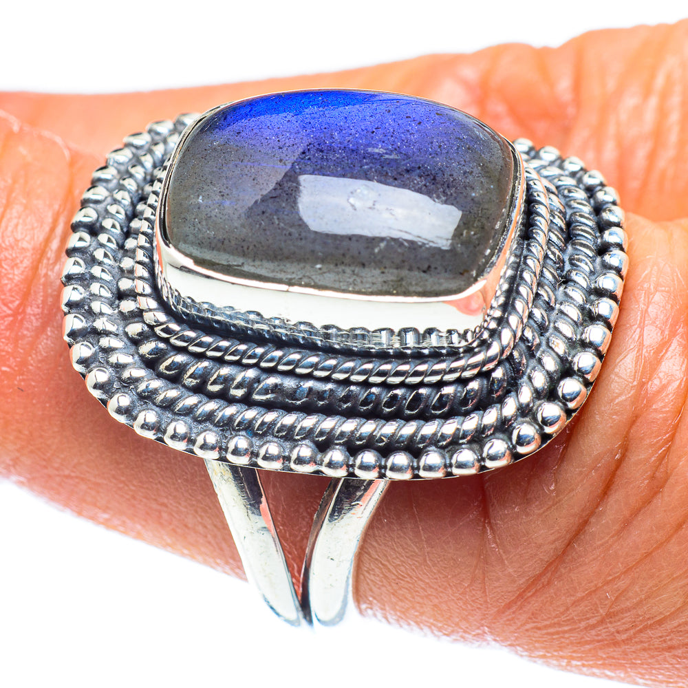 Labradorite Rings handcrafted by Anasilvercos - RING59278