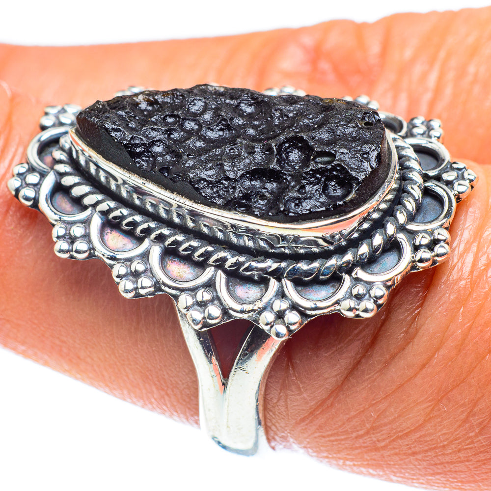 Tektite Rings handcrafted by Anasilvercos - RING59284