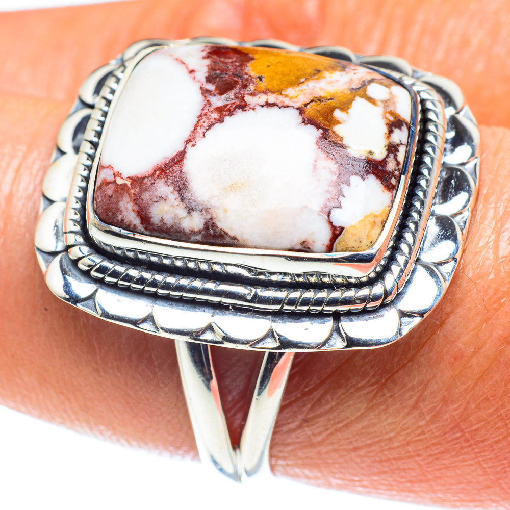 Peanut Wood Jasper Rings handcrafted by Anasilvercos - RING59300
