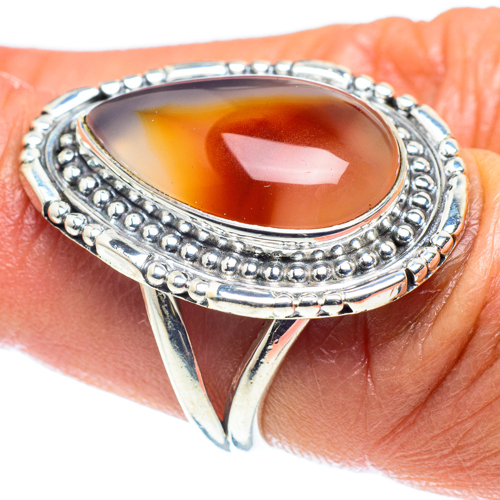 Botswana Agate Rings handcrafted by Anasilvercos - RING59330