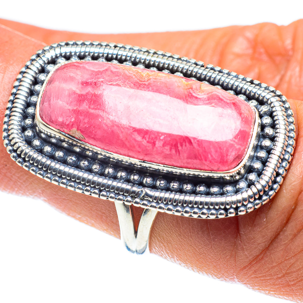 Rhodochrosite Rings handcrafted by Anasilvercos - RING59331