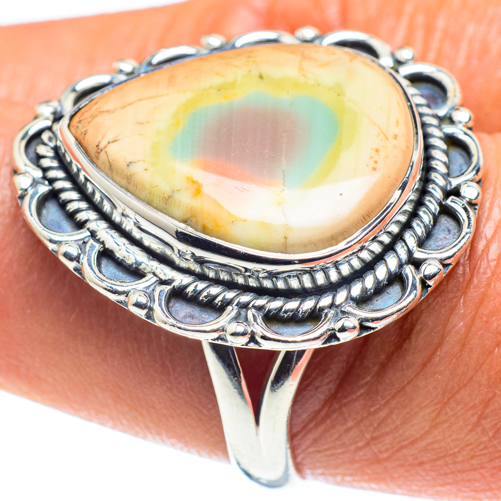 Willow Creek Jasper Rings handcrafted by Anasilvercos - RING59333