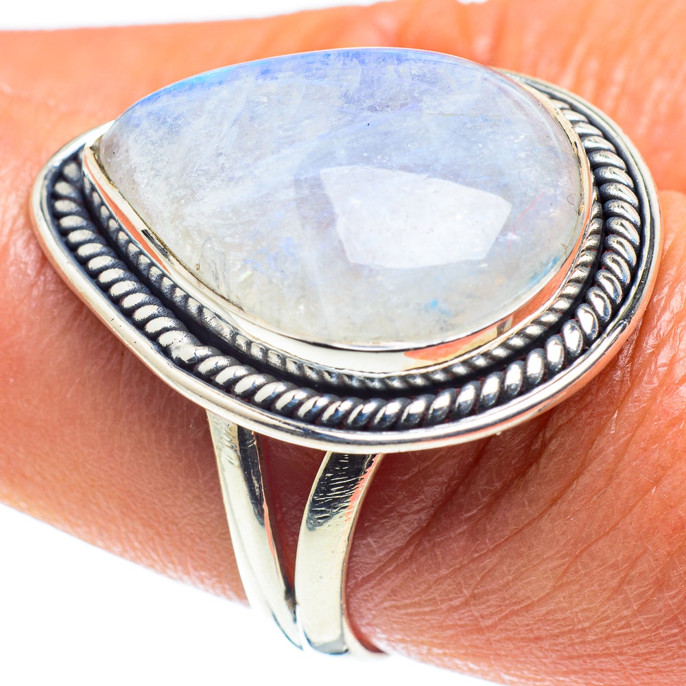 Aquamarine Rings handcrafted by Anasilvercos - RING59334