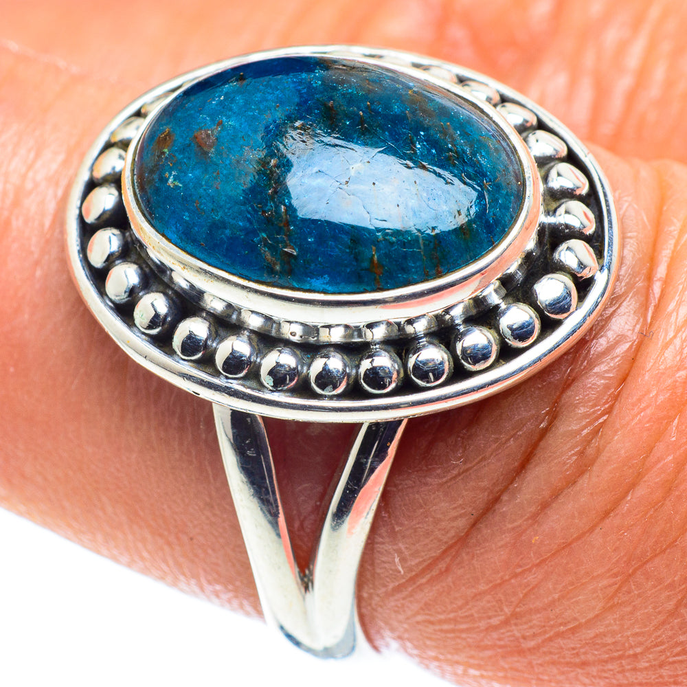 Apatite Rings handcrafted by Anasilvercos - RING59342