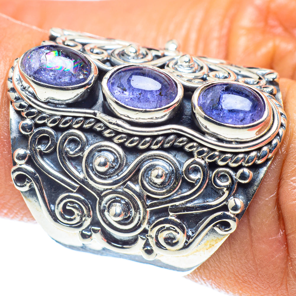 Tanzanite Rings handcrafted by Anasilvercos - RING59346