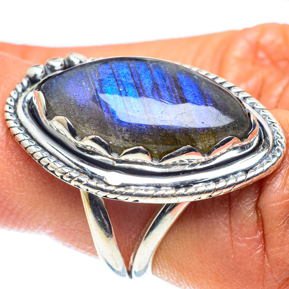 Labradorite Rings handcrafted by Anasilvercos - RING59366