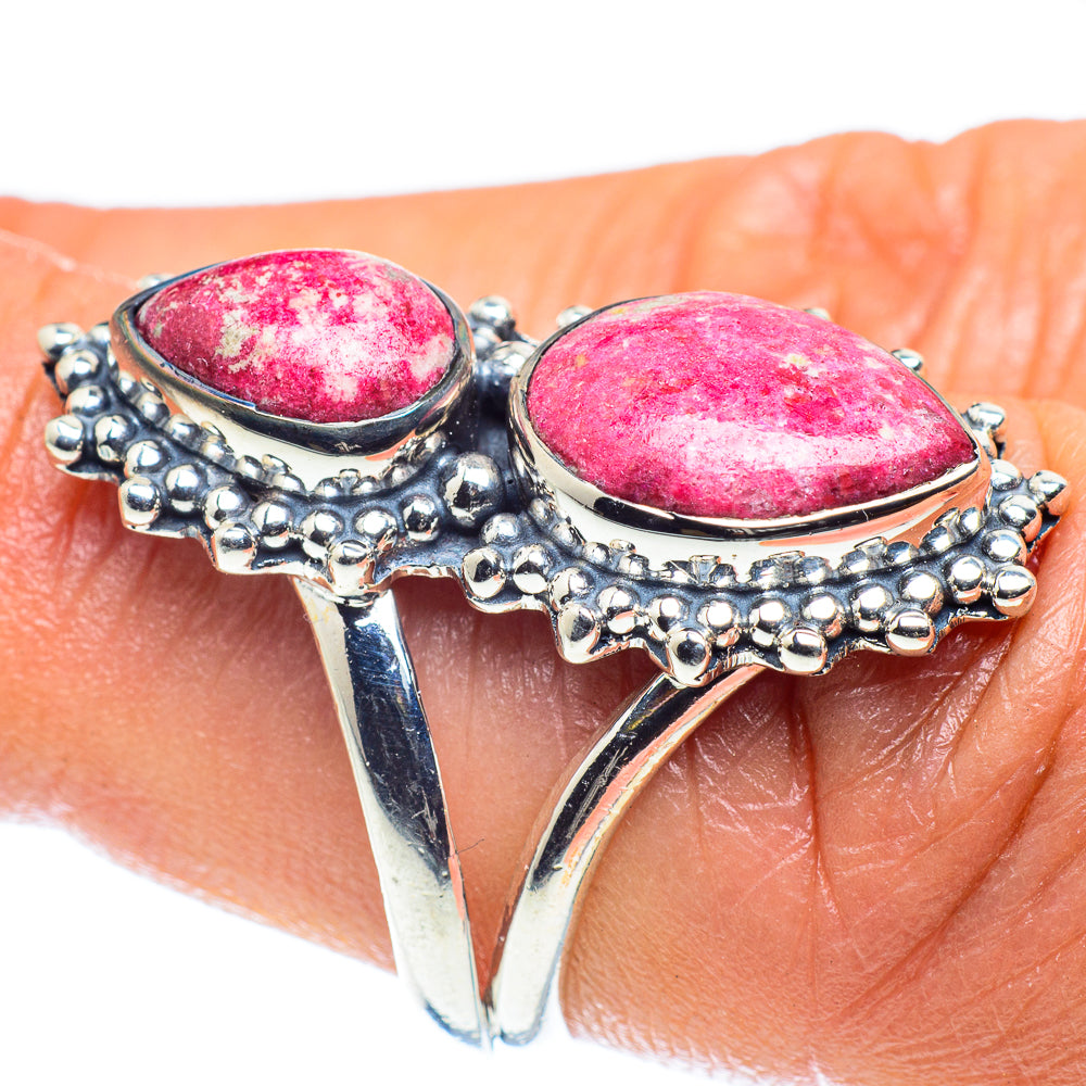 Thulite Rings handcrafted by Anasilvercos - RING59376