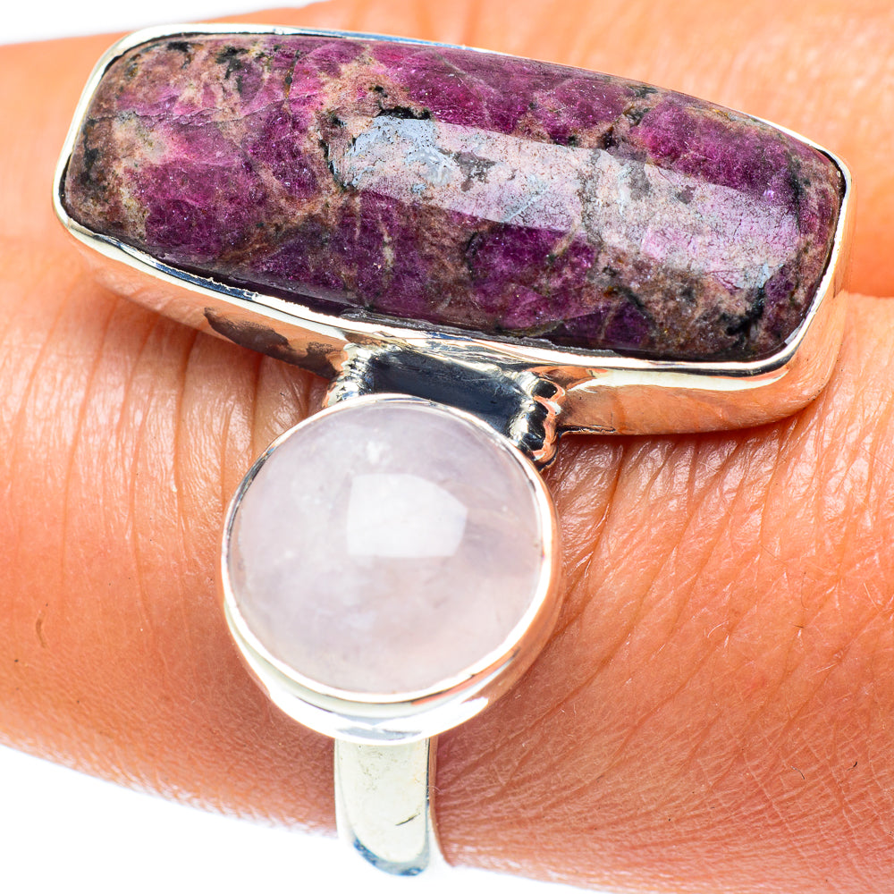 Russian Eudialyte Rings handcrafted by Anasilvercos - RING59385