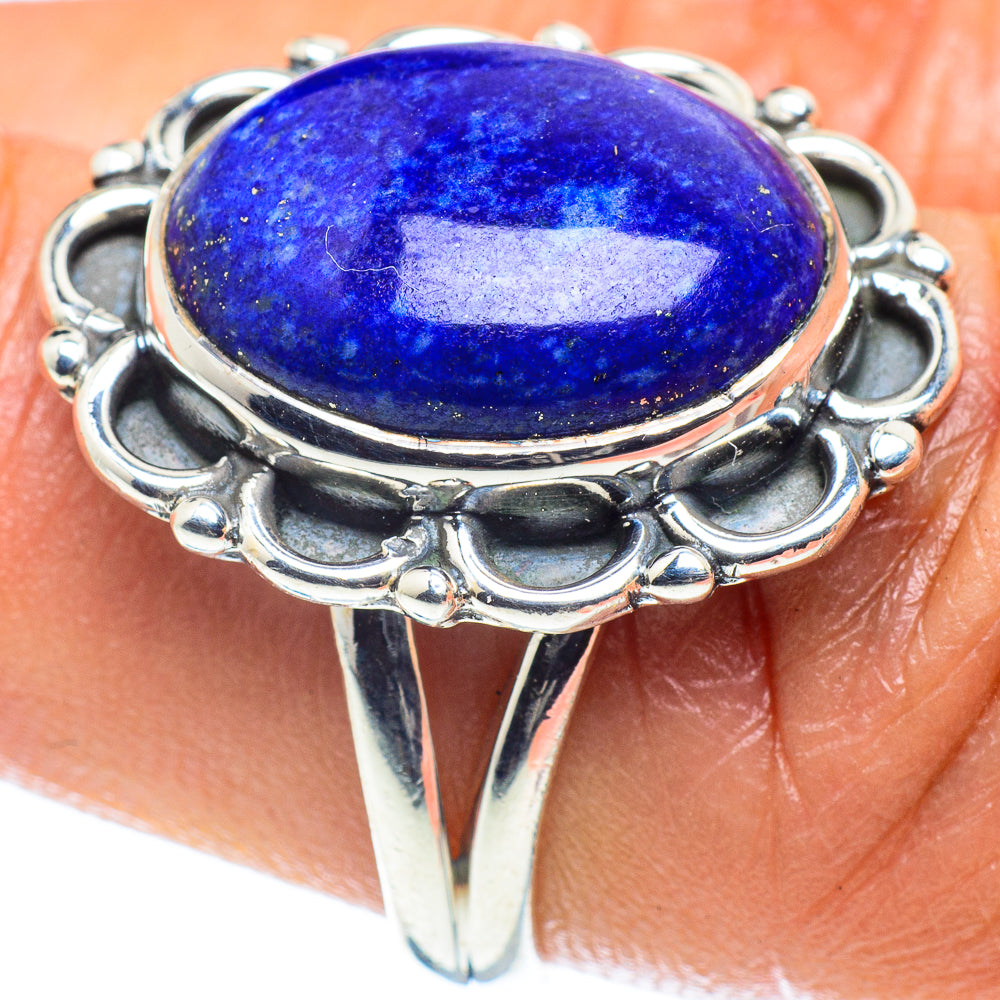 Lapis Lazuli Rings handcrafted by Anasilvercos - RING59418