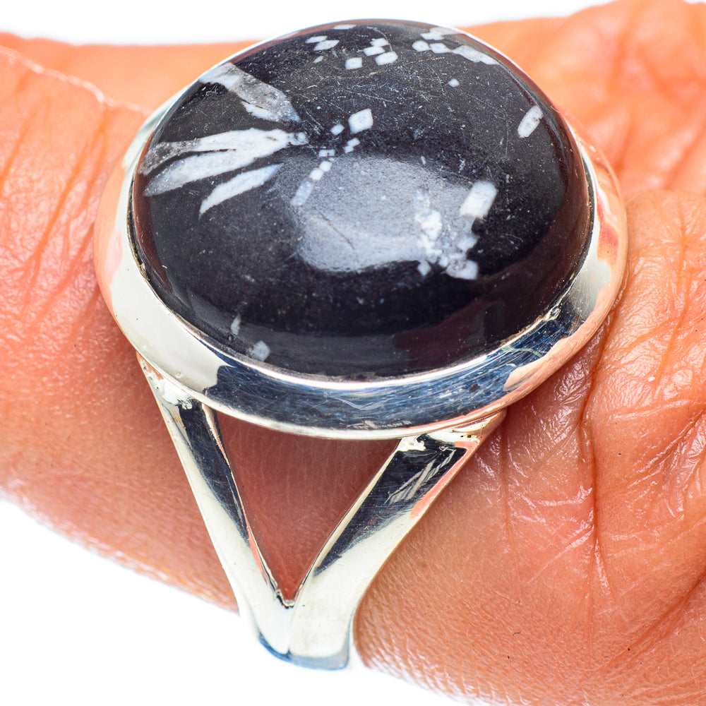 Chrysanthemum Stone Rings handcrafted by Anasilvercos - RING59430