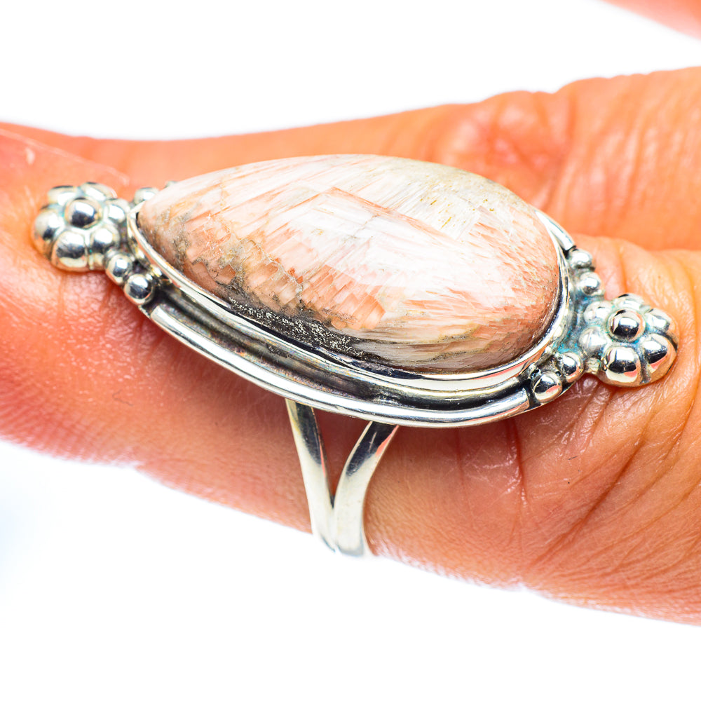 Scolecite Rings handcrafted by Anasilvercos - RING59452