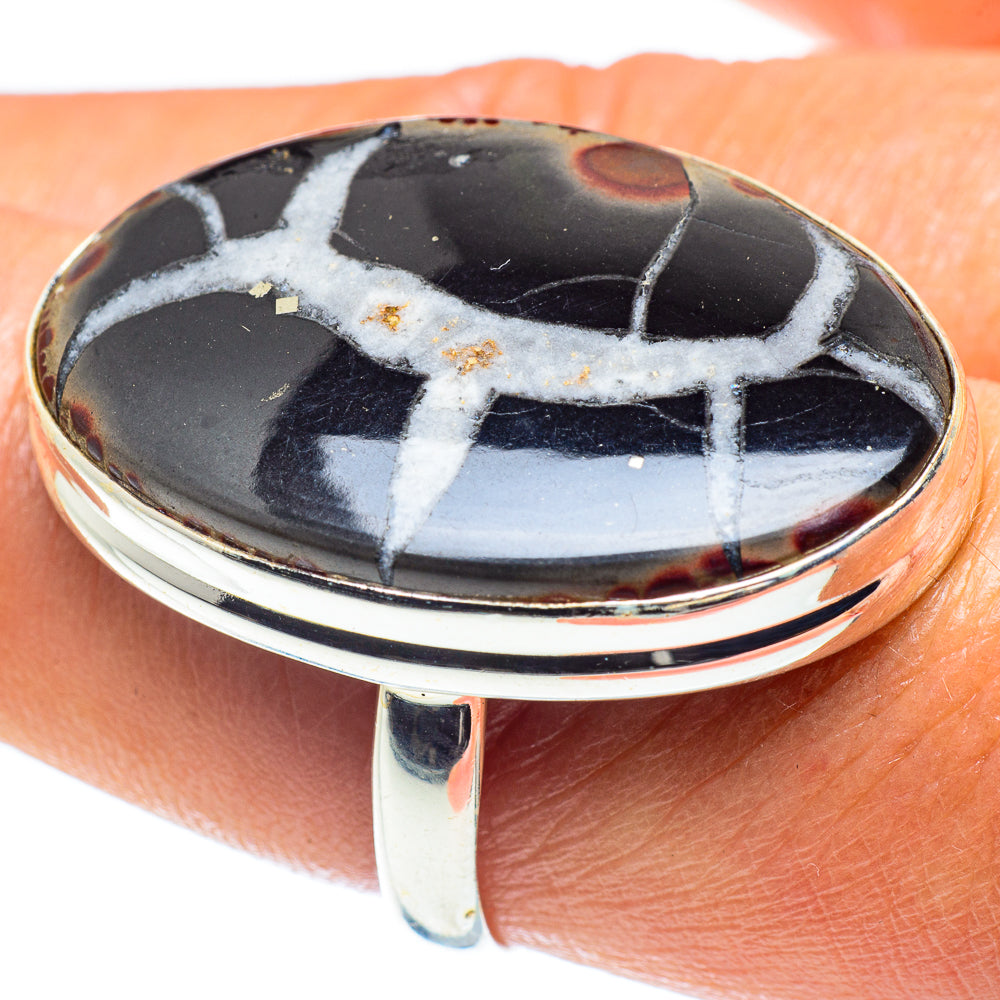 Septarian Geode Rings handcrafted by Anasilvercos - RING59461