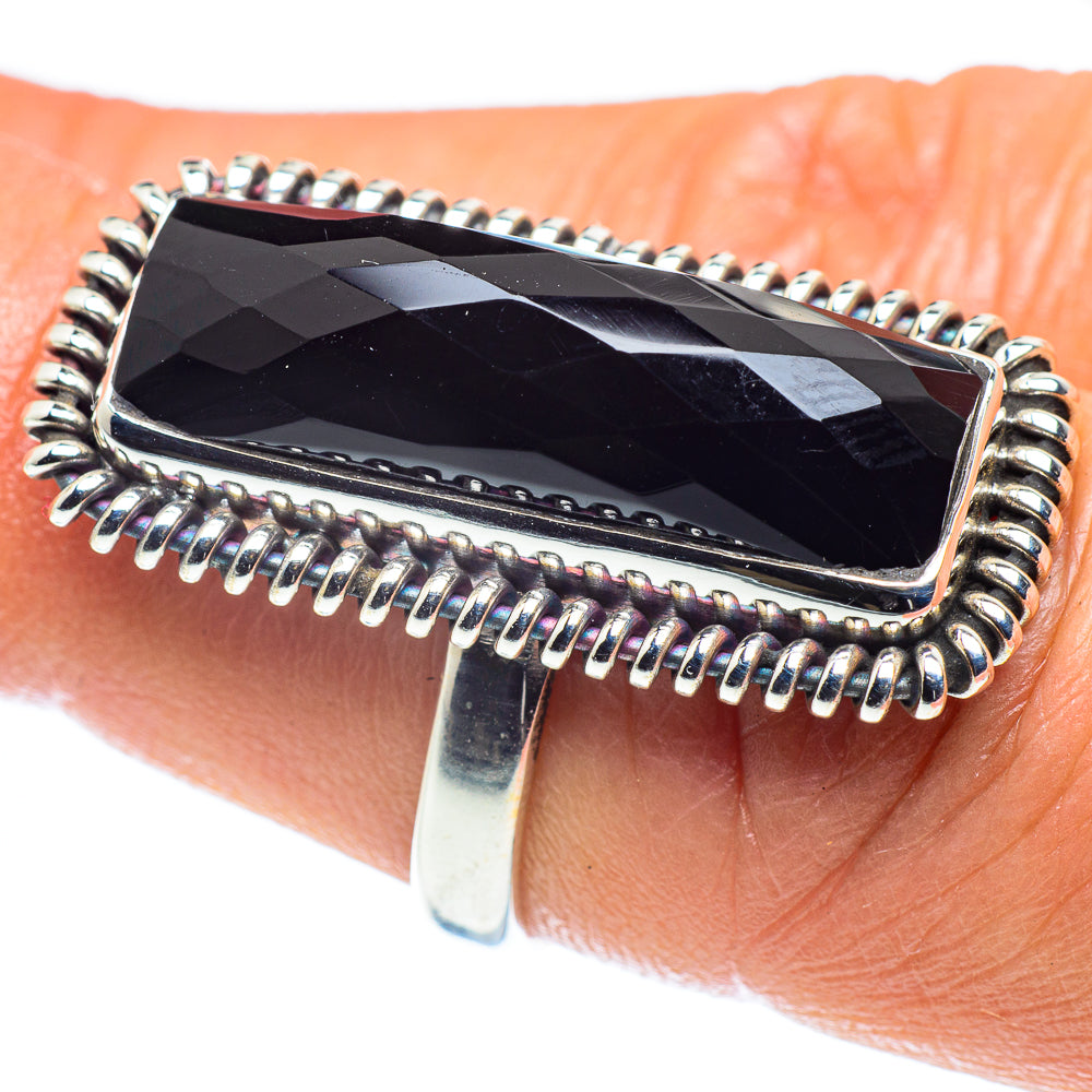 Black Onyx Rings handcrafted by Anasilvercos - RING59468