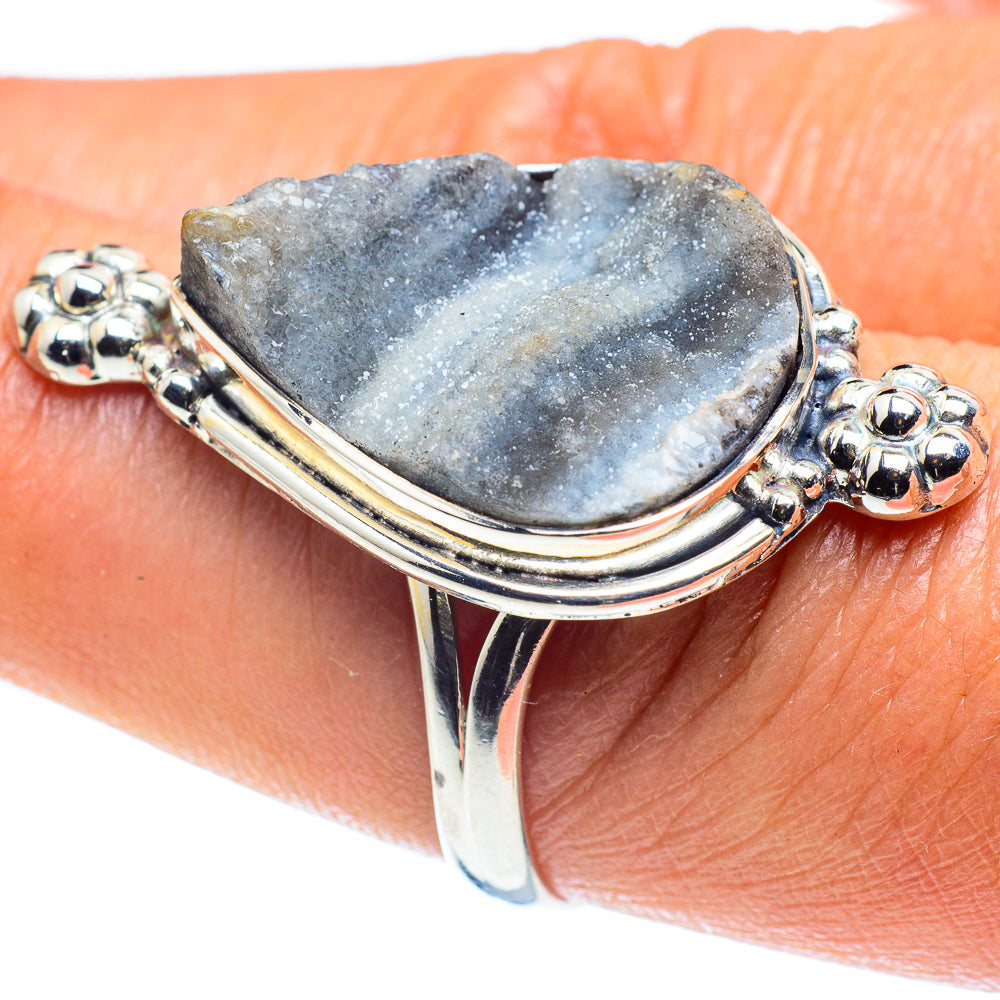 Desert Druzy Rings handcrafted by Anasilvercos - RING59479