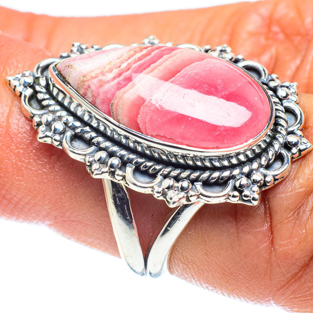 Rhodochrosite Rings handcrafted by Anasilvercos - RING59492
