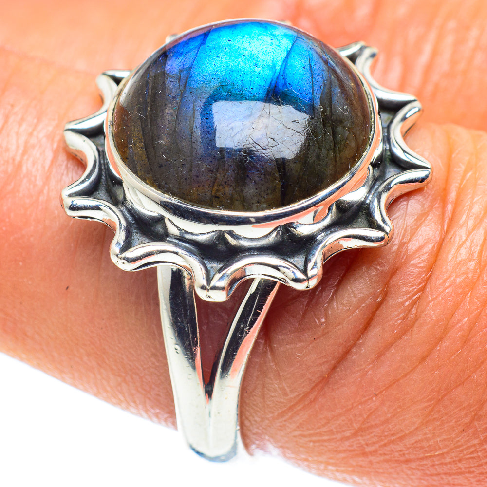 Labradorite Rings handcrafted by Anasilvercos - RING59494