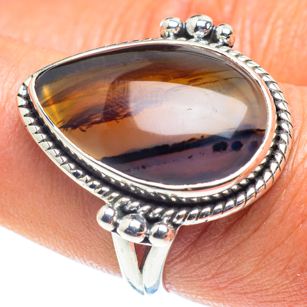 Montana Agate Rings handcrafted by Anasilvercos - RING59513