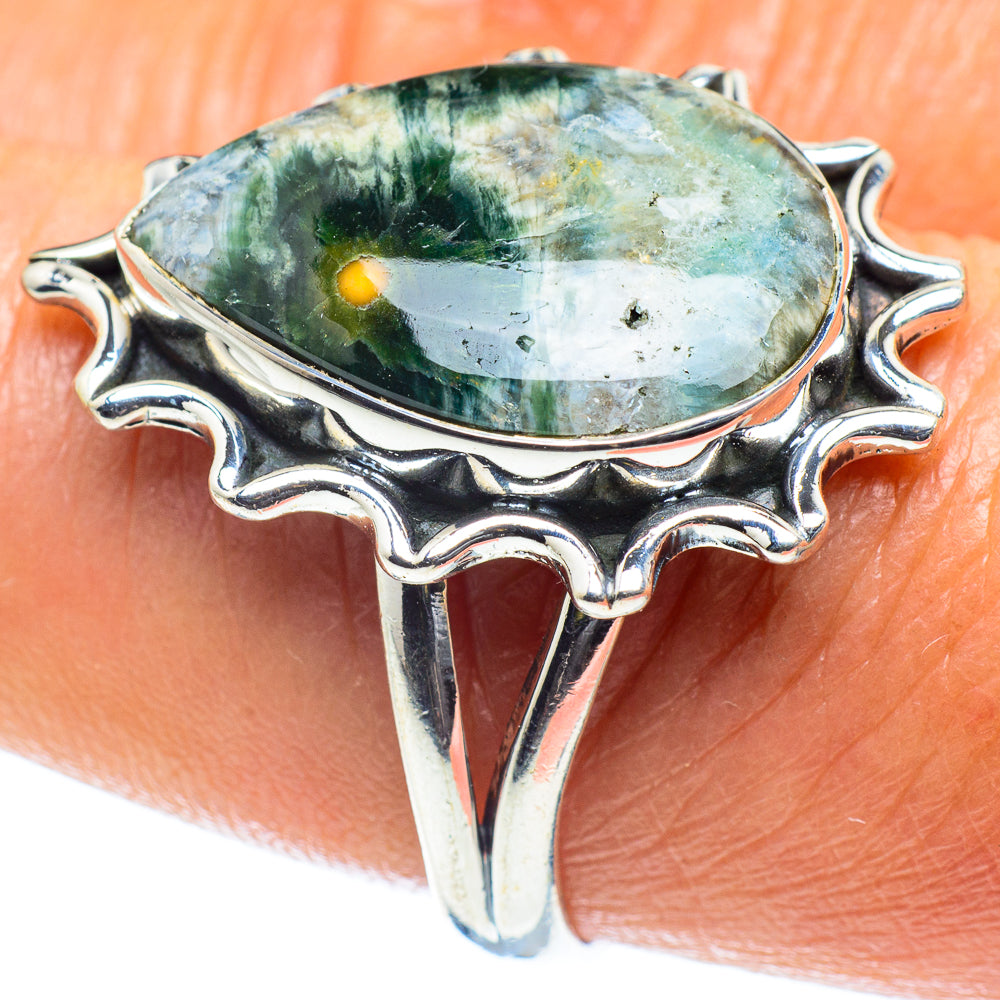 Ocean Jasper Rings handcrafted by Anasilvercos - RING59562